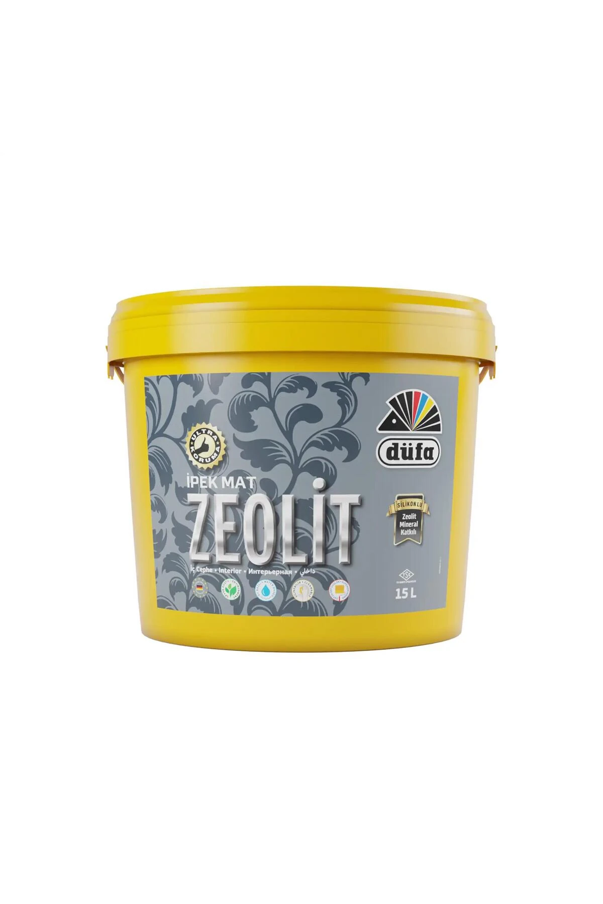 Zeolit Ipek Mat Iç Cephe Duvar Boyası 1179 Kum Beji 15 L