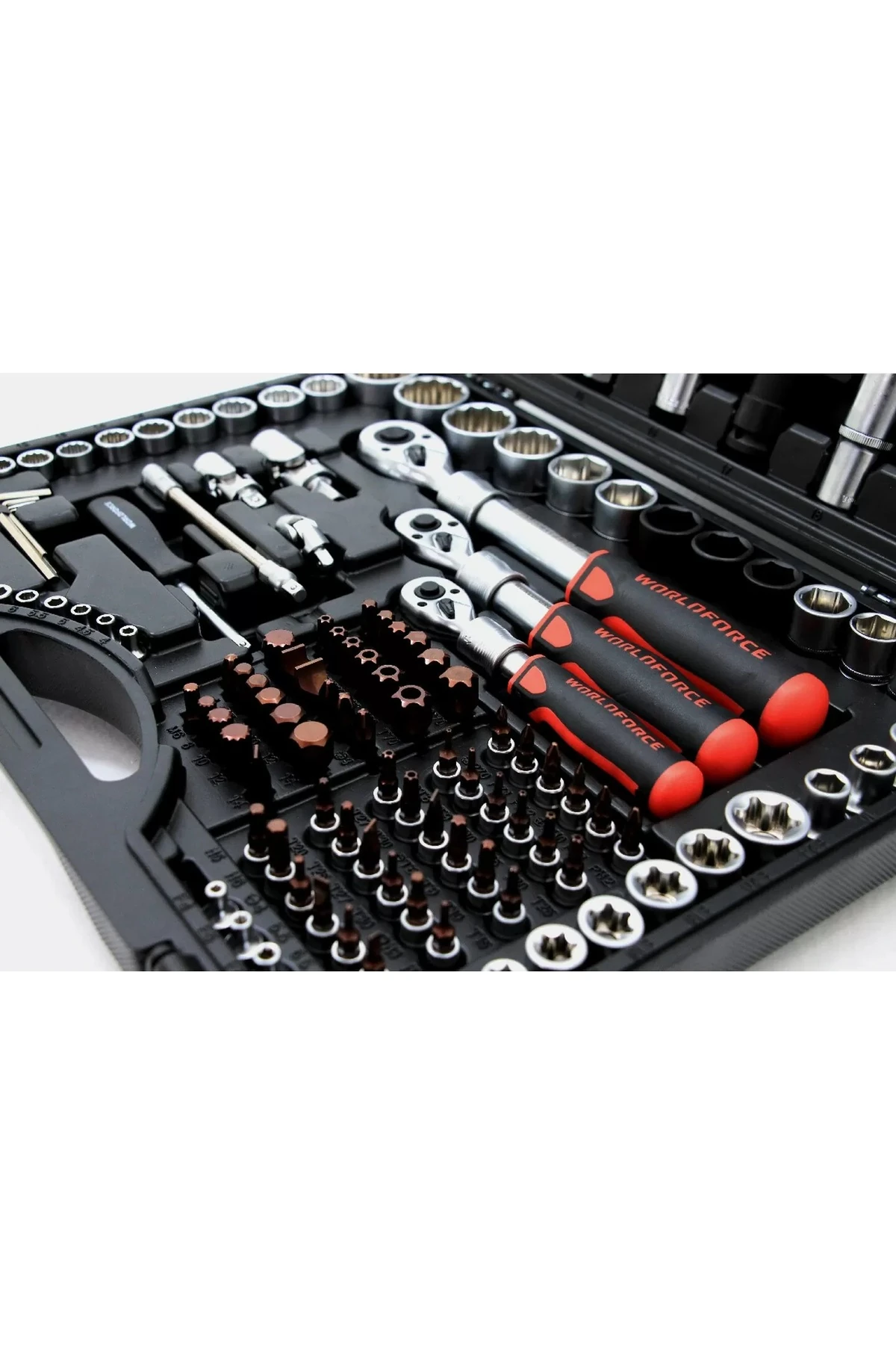 S-ULTRA 11505 156 Parça Profesyonel Lokma Takımı1/4",3/8",1/2"