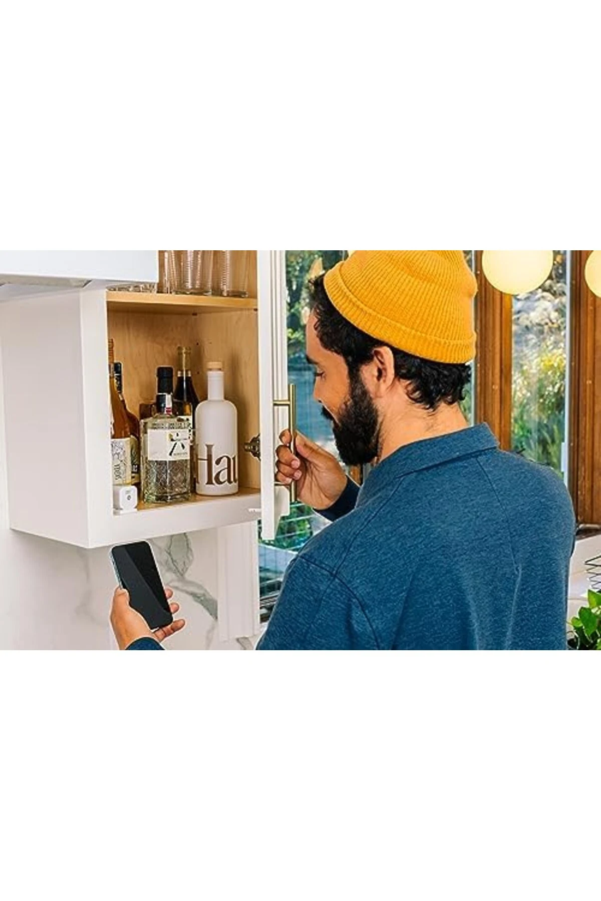 Akıllı Dolap Kilidi - 05-SCL1-0-00-50-11 - Kompakt tasarım - Otomatik kilitleme - Anahtarsız - Çocuk