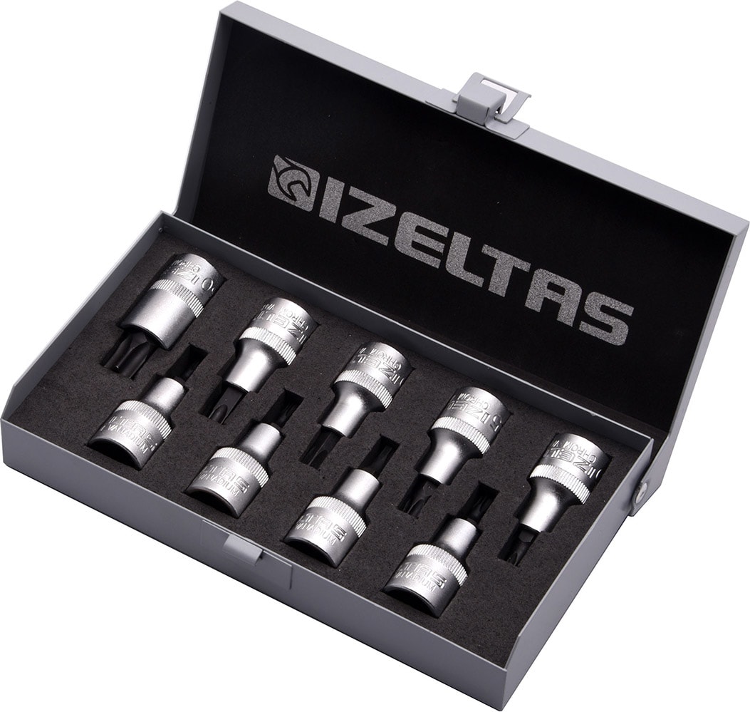 Izeltaş 1/2 Lokmalı Torx Uç Takımı 60 mm 9'lu