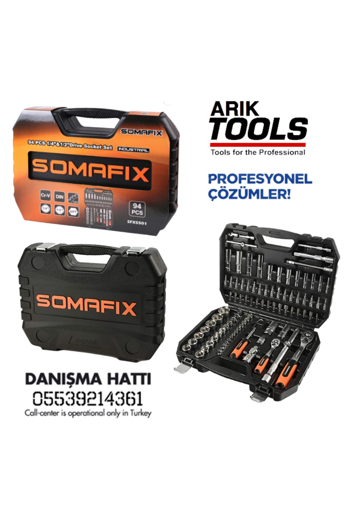 94 Parça Profosyonel Lokma Takım Seti Usta Kullanım Vbrtt557676