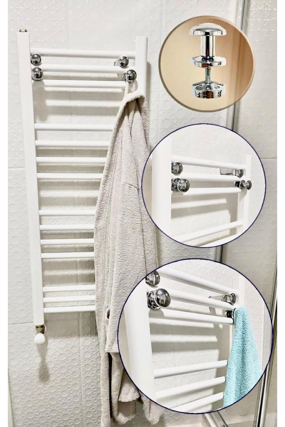 2 Adet Havlupan Üzeri Askı El Ile Kolay Kurulum, Bornoz Askısı Ikili Set Olarak Gönderilmektedir