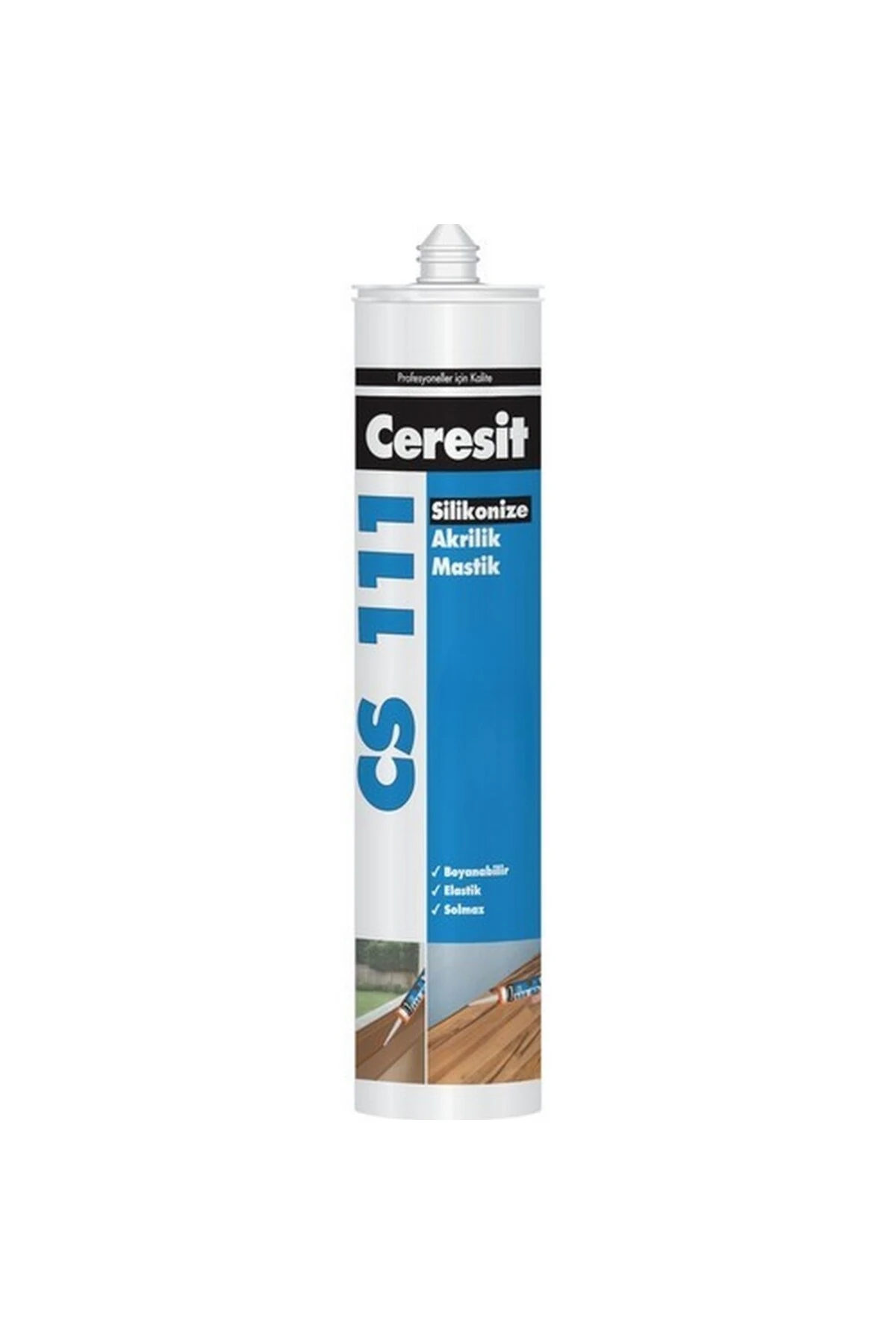 Ceresit CS111 Akrilik Mastik Antrasit Gri 240 ml
