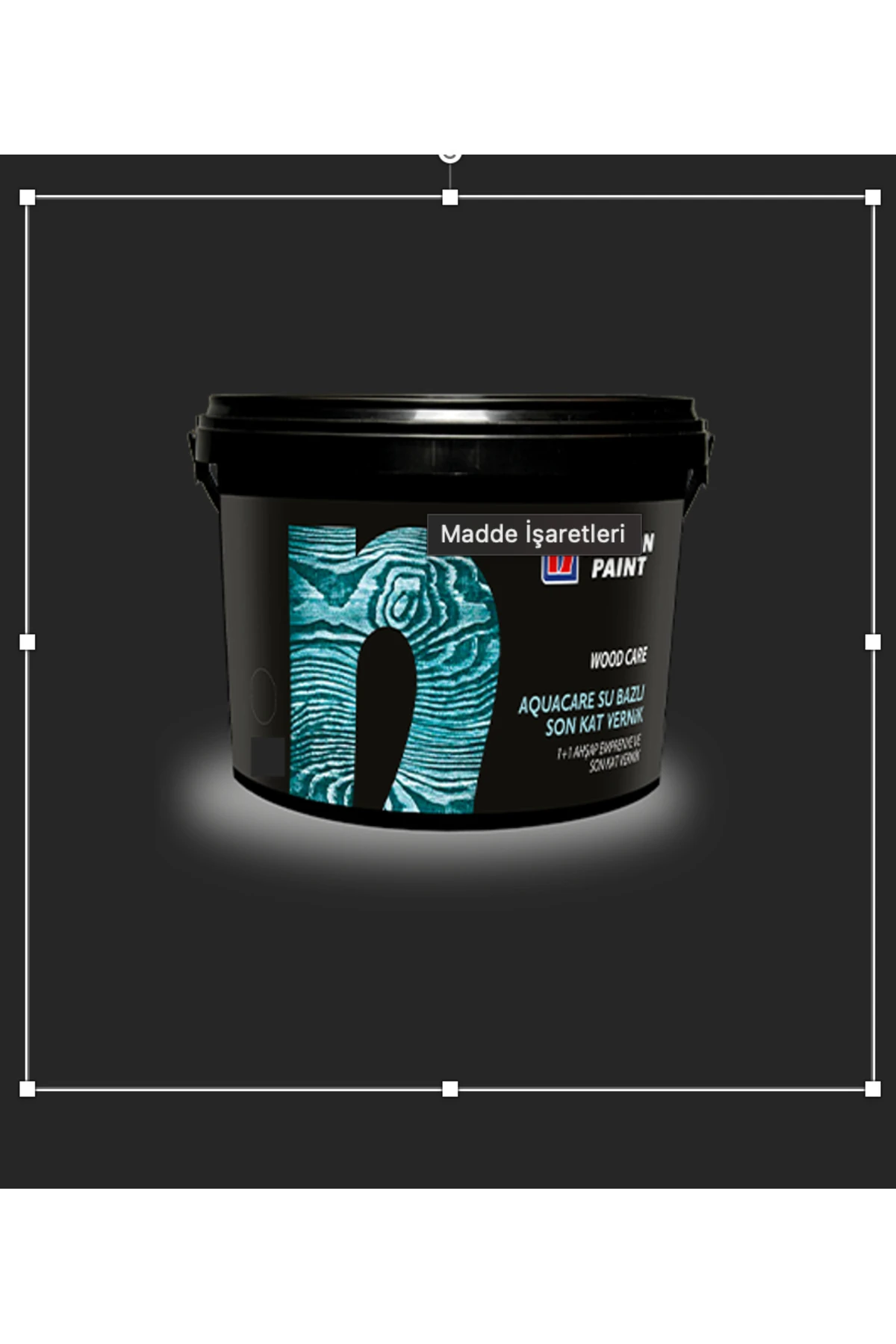 Nippon Aquacare Su bazlı son kat vernik 1.25 lt/kova