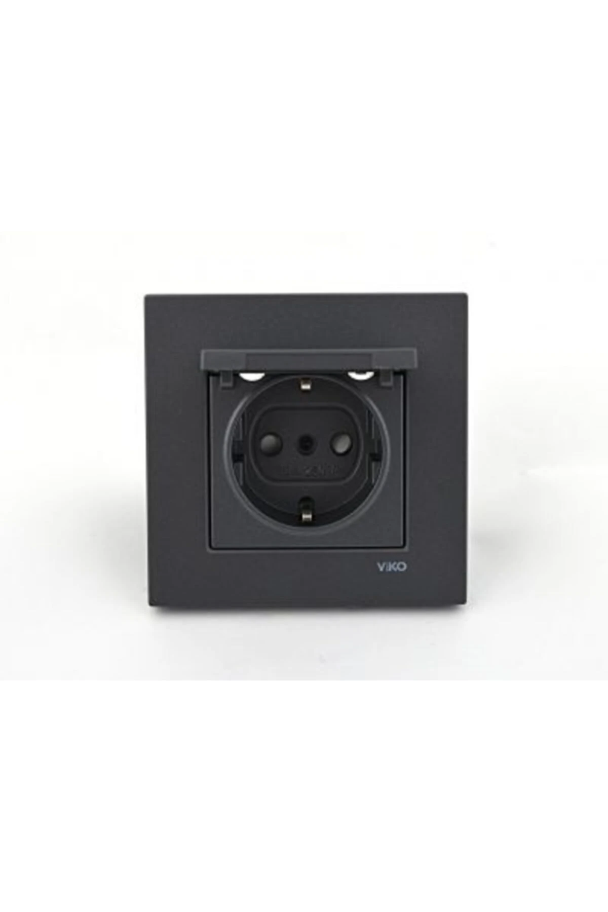 Novella Füme Rengi Kapaklı Topraklı Priz