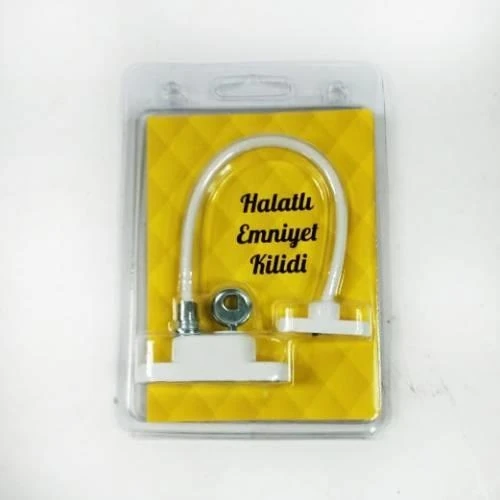 2 Adet Çelik Halatlı Kapı Pencere Güvenlik Kilidi Tüm Kapılara ve Pencerelere Uyumlu Emniyetli Kilit