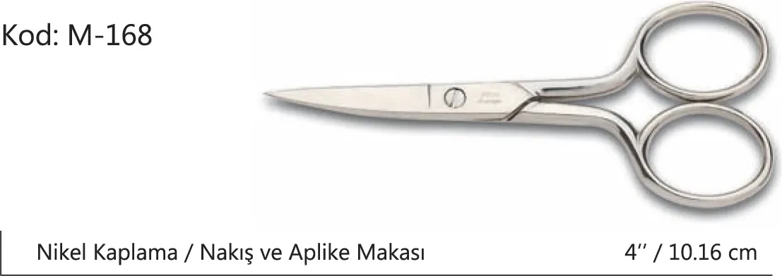 Europe Kalın Nakış Makası Süper Kalite No:4 10,16 cm