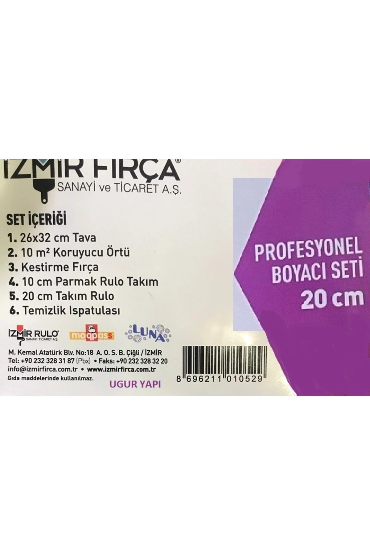 Silikonlu Özel Mat Iç Cephe Duvar Boyası 2.5 Lt + Tavan Boyası 3.5 Kg + Duvar Boyama Seti
