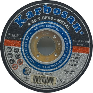 KARBOSAN Metal Kesici Disk 115MMX3.0X22