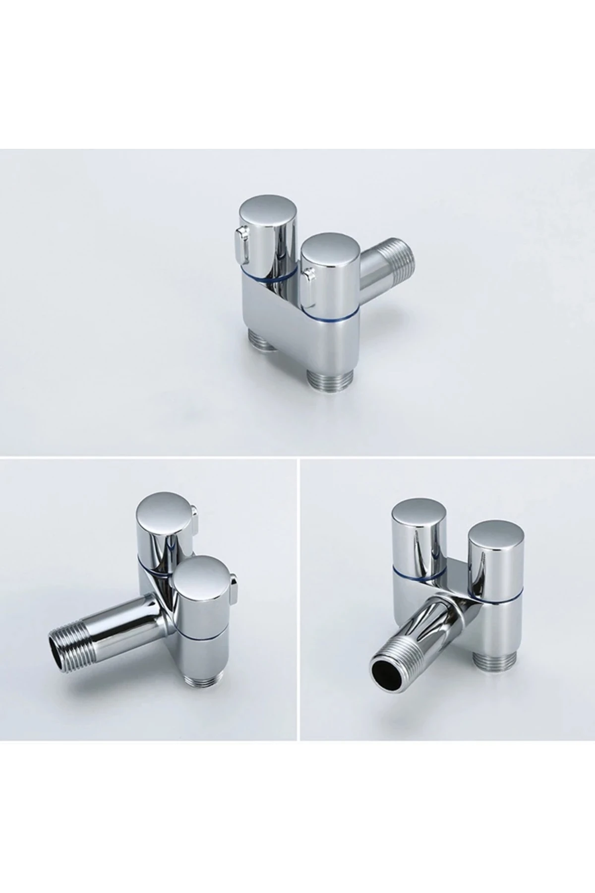 Banyo Bide Basınçlı Püskürtücü Taharet Musluğu Klozet Hortumu Krom Renk İthal 7 Yıl Garantili