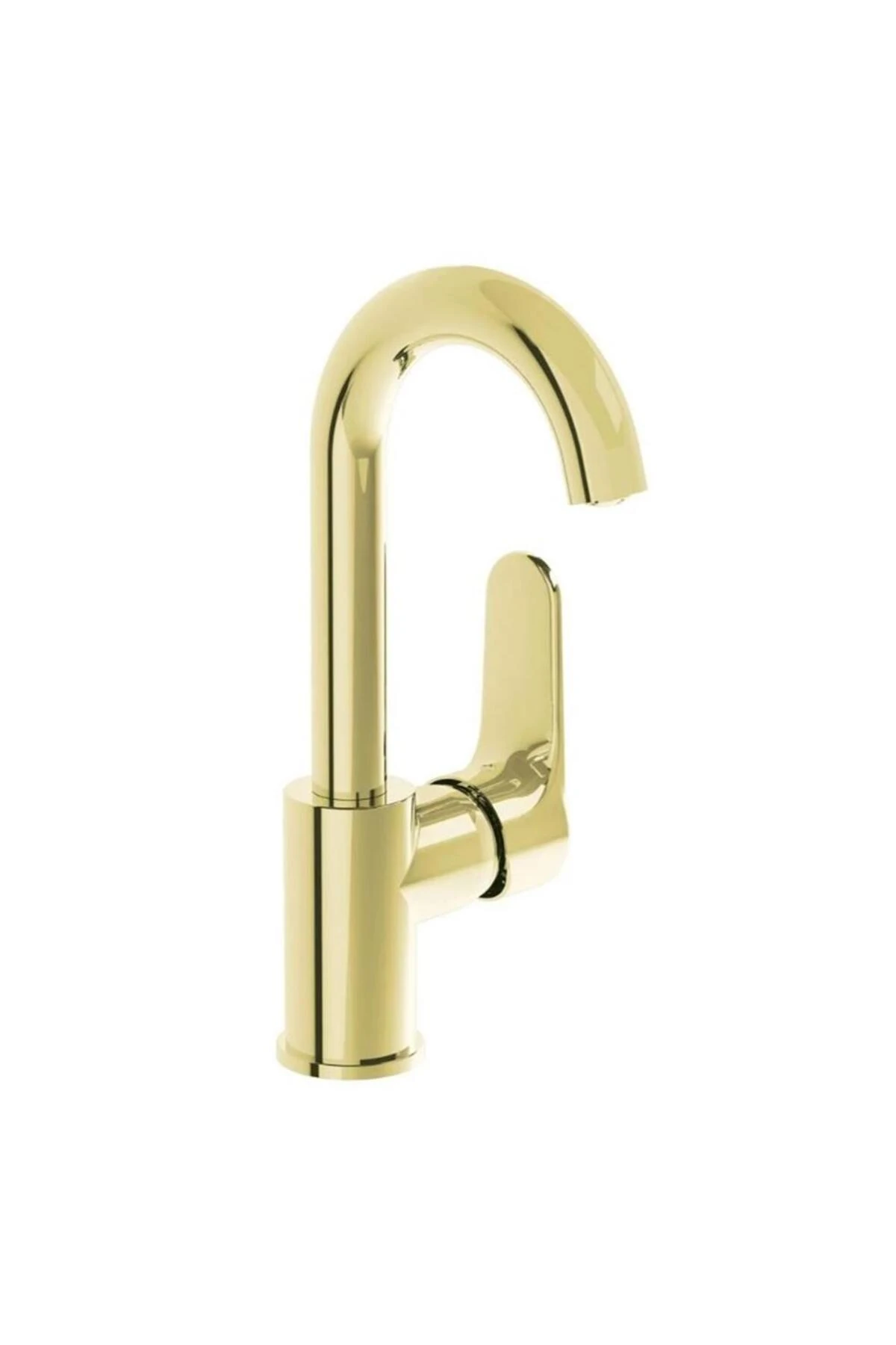 Root Round Döner Borulu Lavabo Bataryası Altın A4275423