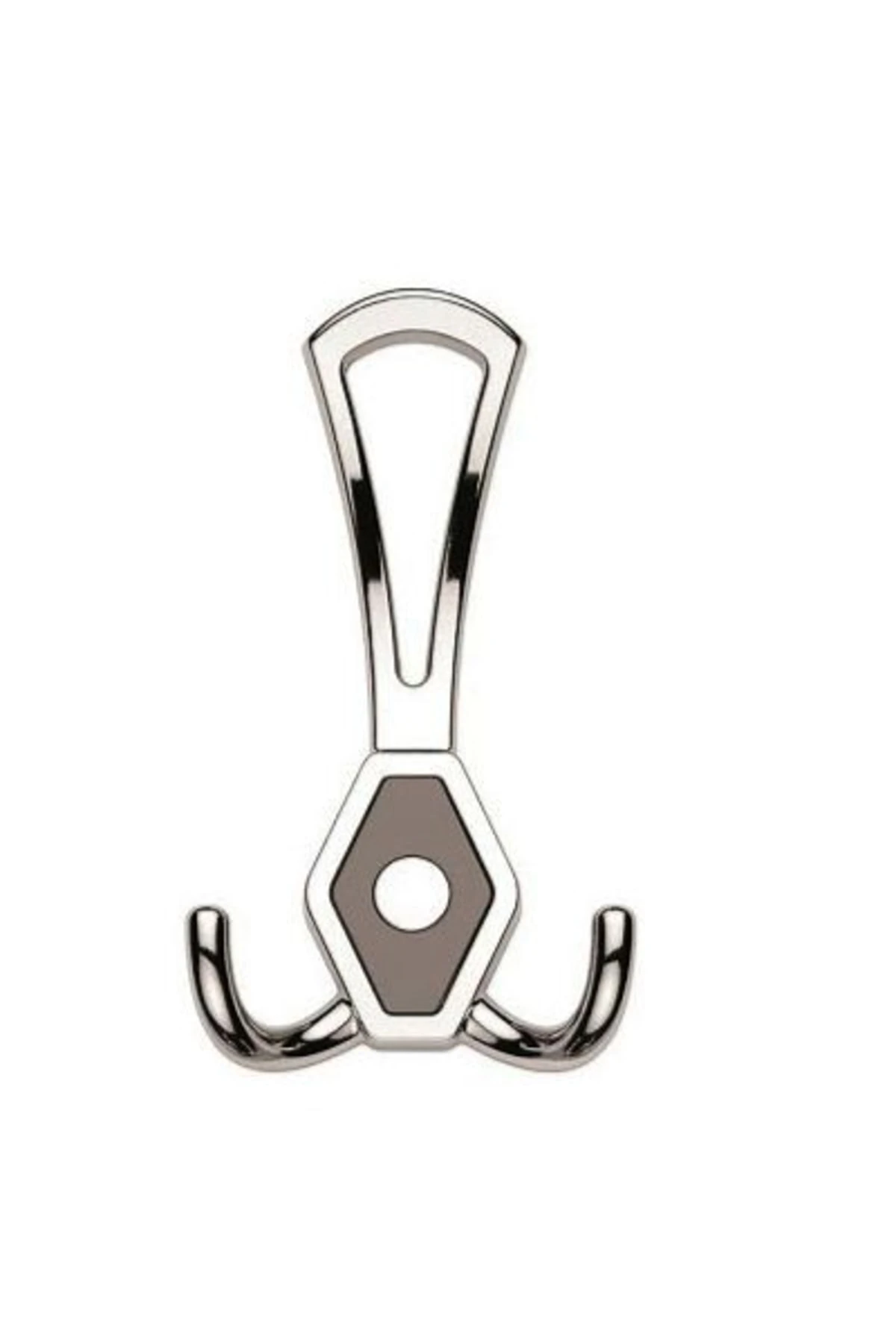 (5 ADET) Mali Portmanto (BÜYÜK) Askılık (KROM GRİ) Vestiyer Havlu Kapı Elbise Askılığı (BÜYÜK) Askı