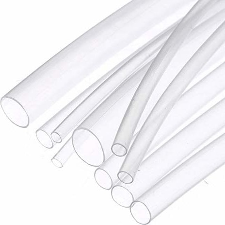 Isı ile Daralan Makaron Kablo Şeffaf 5 mm - 5 M