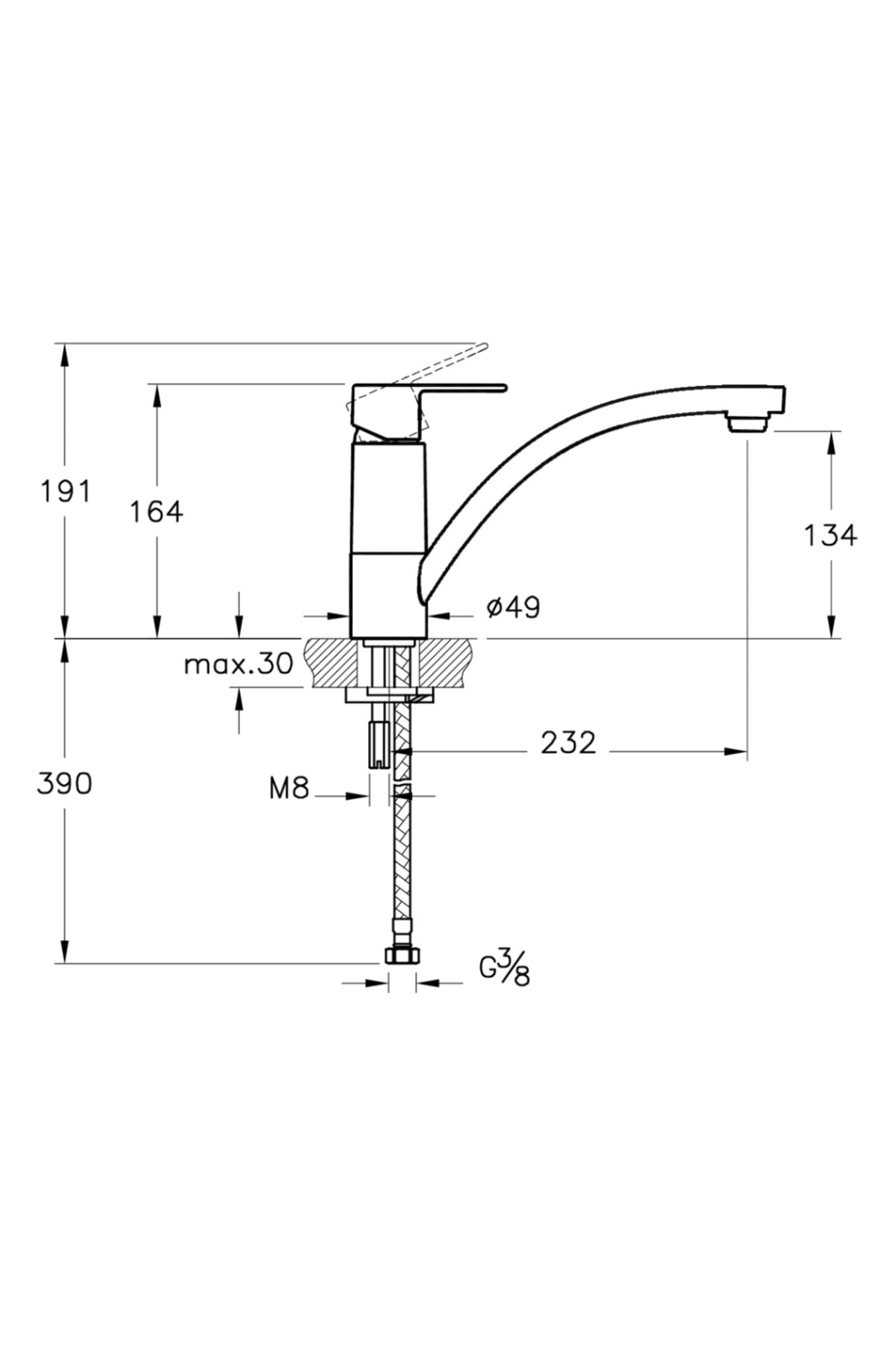 Win S Eviye Bataryası A42596 Pencere Önü - Krom