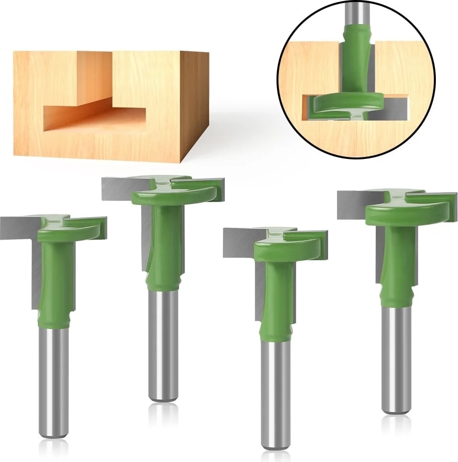 8X32X8 1 Adet Set 8mm Shank T Yuvası Yönlendirici Bit Düz Kenar Planya Freze Kesici Kesme Ahşap Ağaç Işleme Kolu (Yurt Dışından)