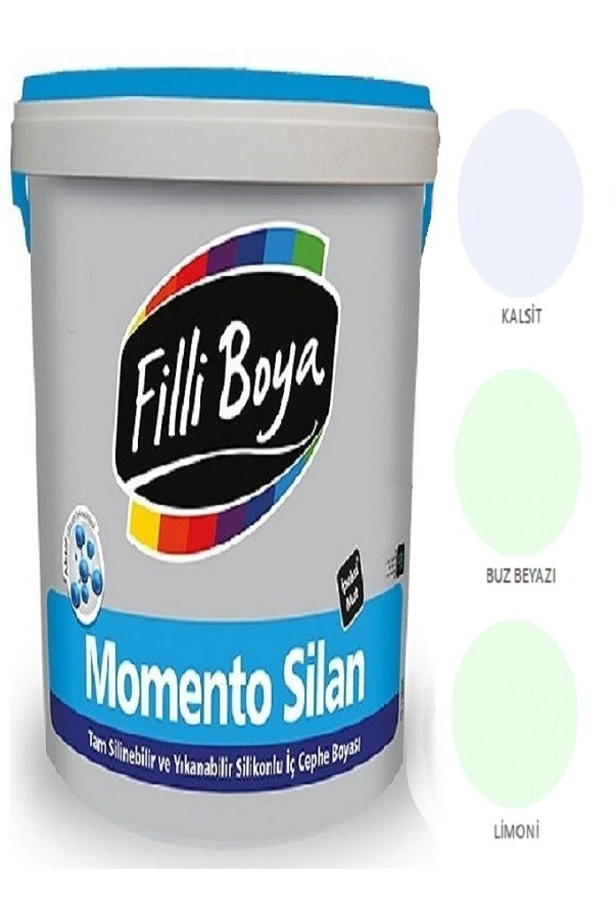 Filli Momento Silan Tam Silinebilir Yıkanabilir Silikonlu Ipek Mat Boya 2,5lt (limoni)