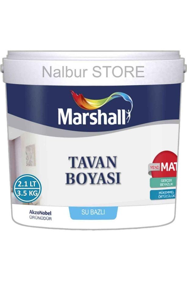 Tavan Boyası 2.1lt=3,5 Kg-mükemmel Beyazlık-ekstra Örtücülük-nefes Alabilme-kolay Uygulama