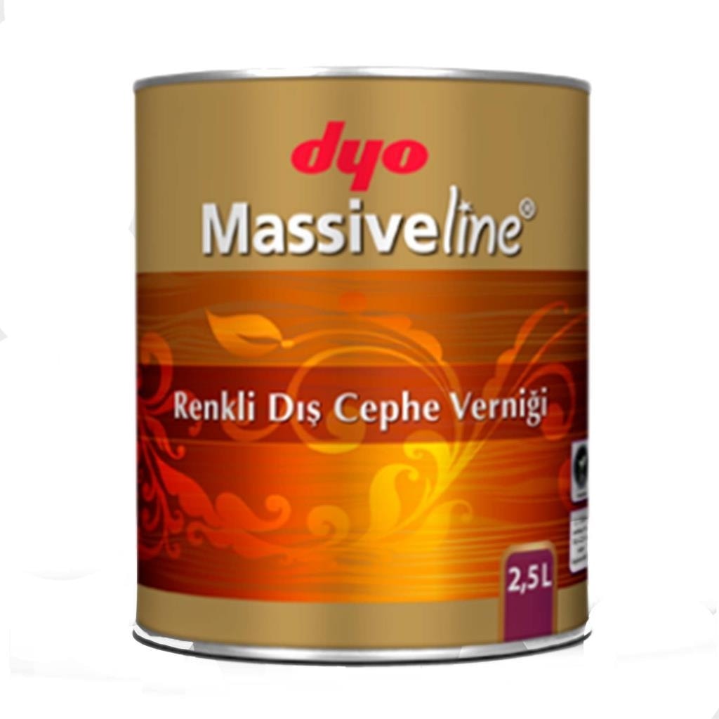 Massiveline Renkli Dış Cephe Verniği 2,5 Lt