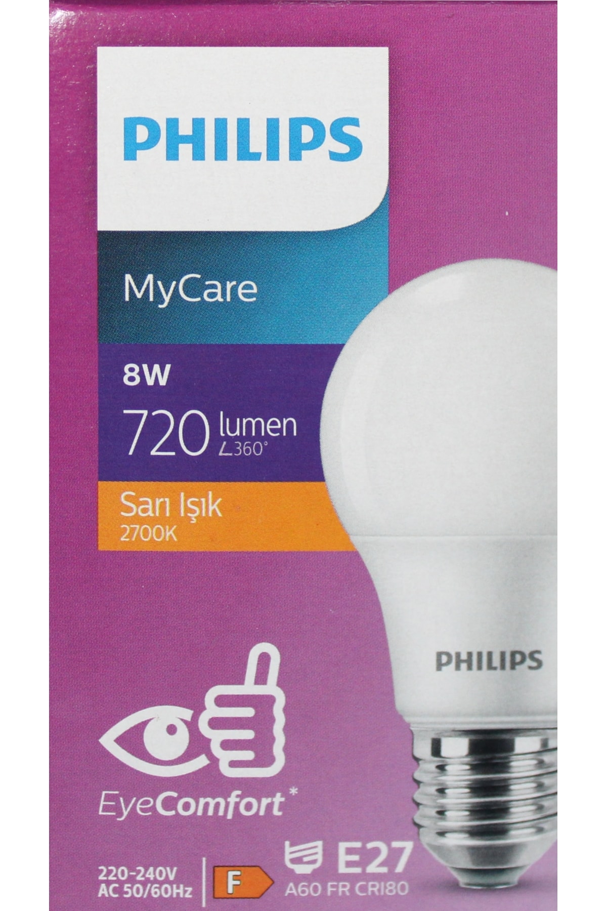 EyeComfort (GÖZ RAHATLIĞI) 12 ADET SET 8W 2700K SARI IŞIK (ORJİNAL ÜRÜNDÜR)