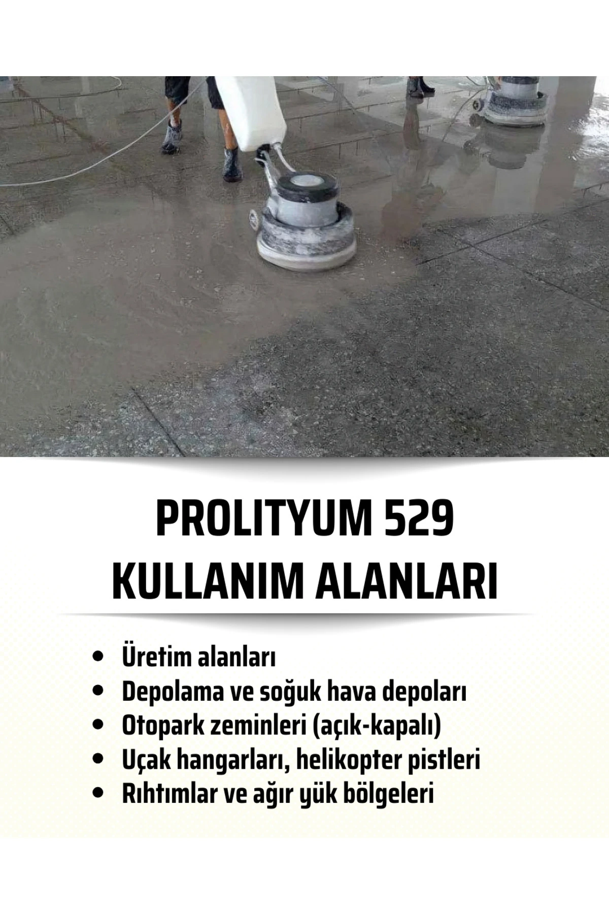 Prolıtyum 529 Lityum Bazlı Sıvı Sertleştirici – Tozumaz, Parlak Zeminler Için