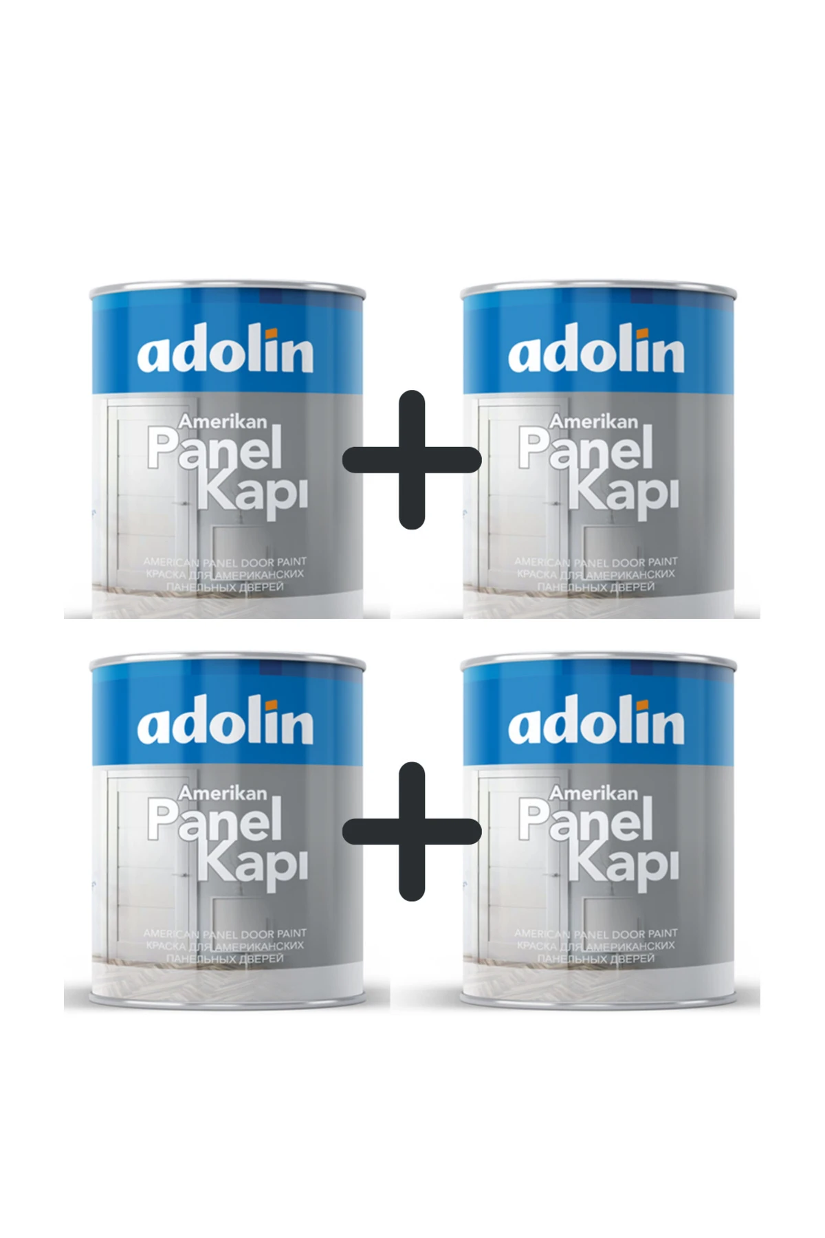 4'lü  BOYA AMERİKAN PANEL KAPI BOYASI BEYAZ 3 KG*4 ADET - GTS TECHNIC GÜVENCESİ İLE