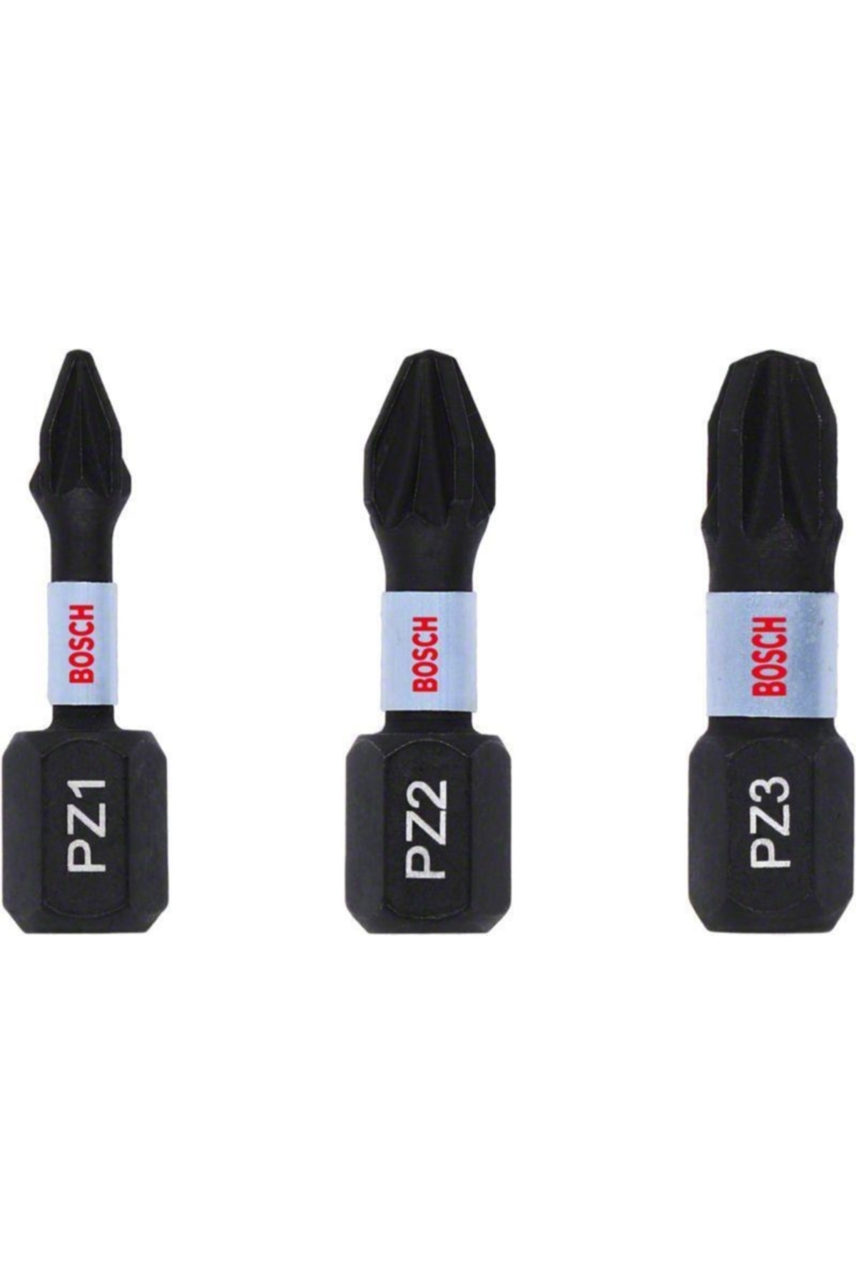 Impact Yıldız Bits Uç Pz1/2/3x25 Mm 3'lü 2608522471