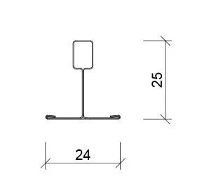 ASMA TAVAN TALİ TAŞIYICI DECO T24 60CM