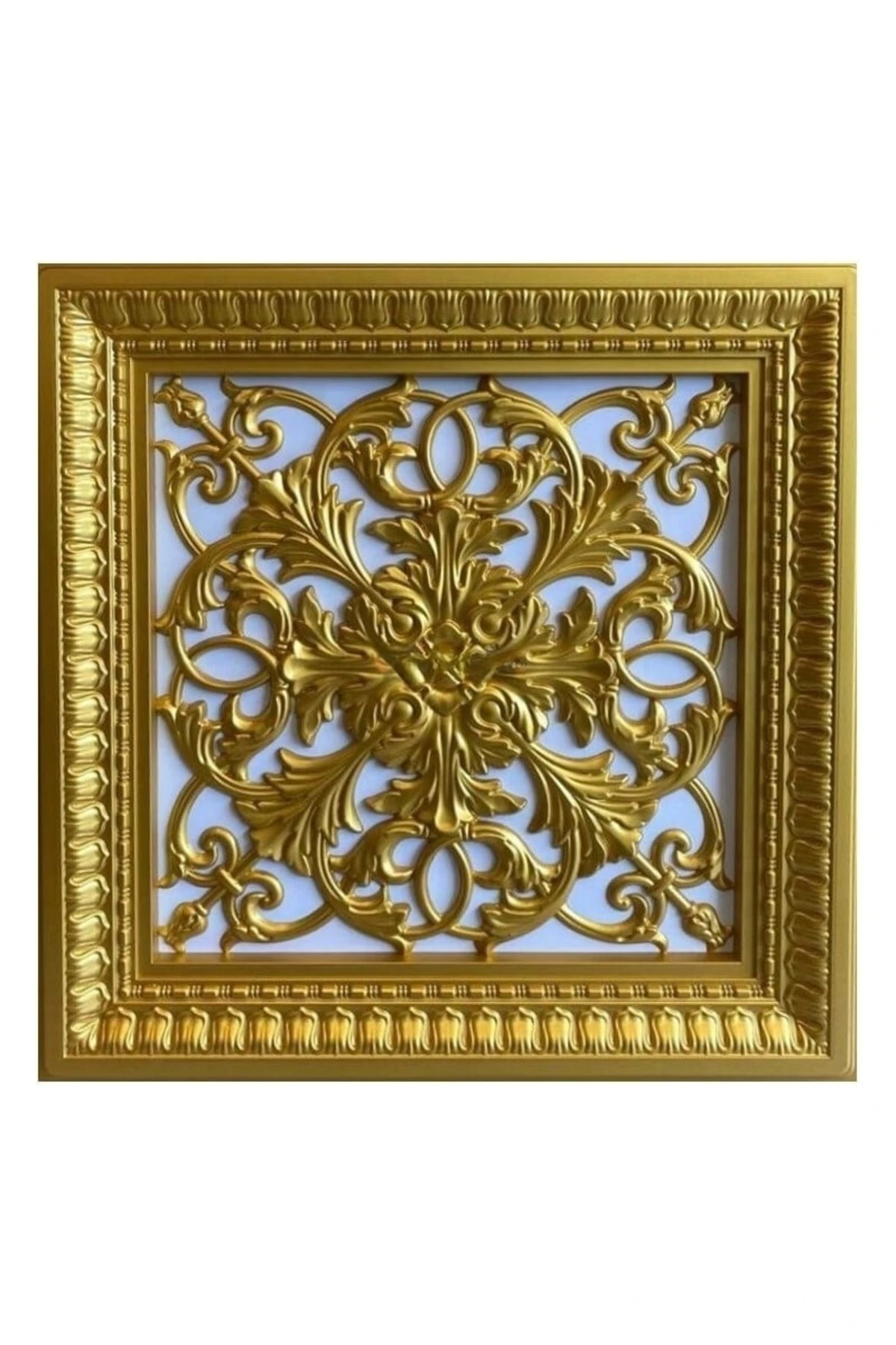 60X60 CM ASMA TAVAN UYUMLU LED DÖŞENEBİLİR TAVAN PANELİ-ALTIN (GOLD) RENK
