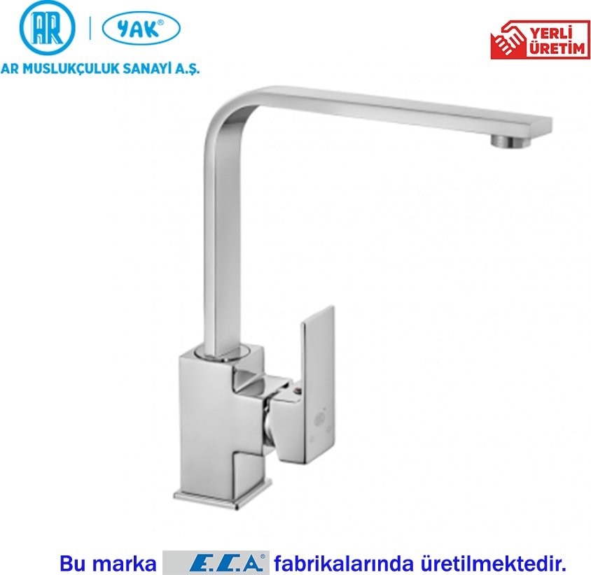 Ar Melia Mutfak Eviye Bataryası Dikdörtgen Borulu 102118148