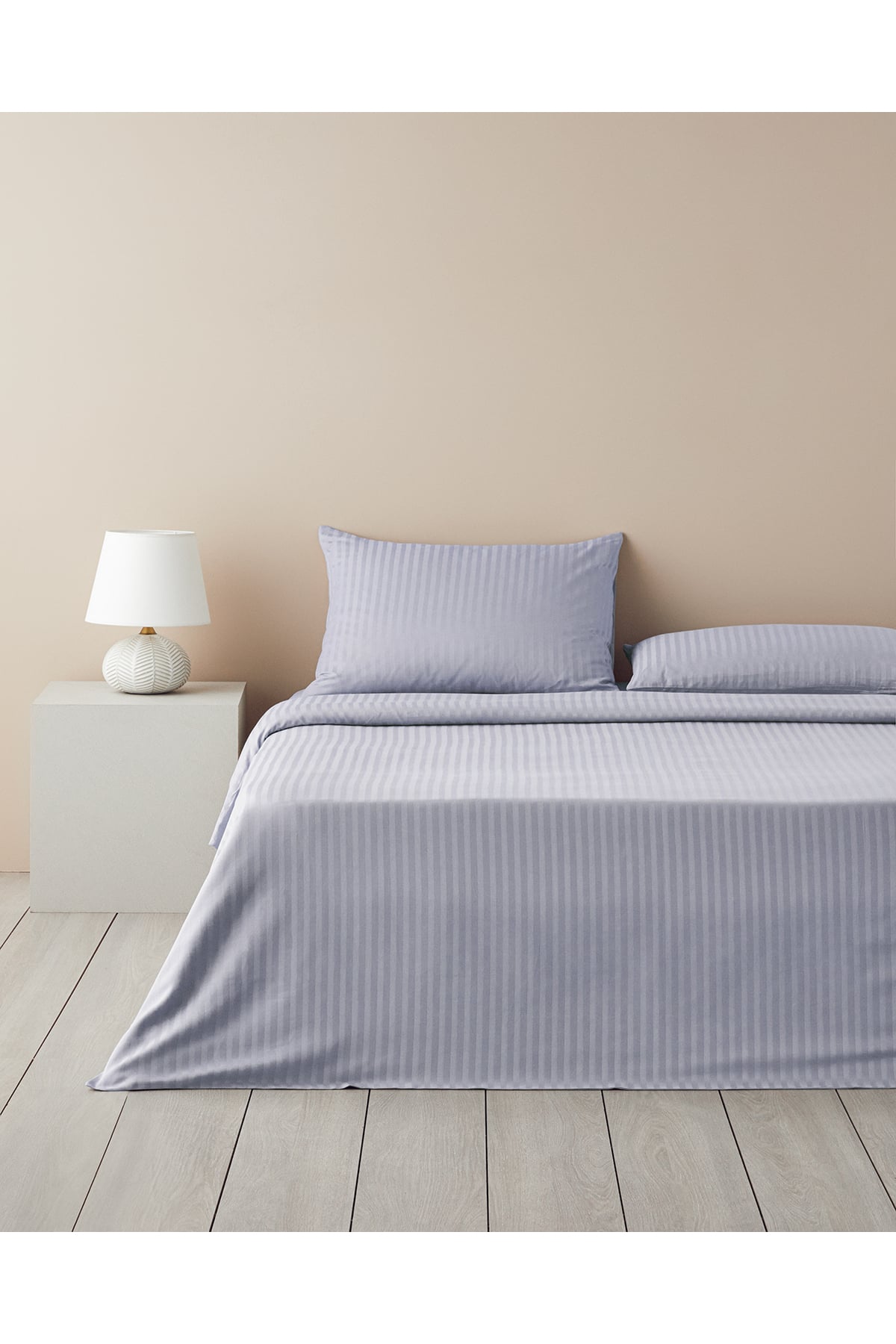 Crystal Ipeksi Twill King Size Nevresim Takımı 240x220 Cm Mavi