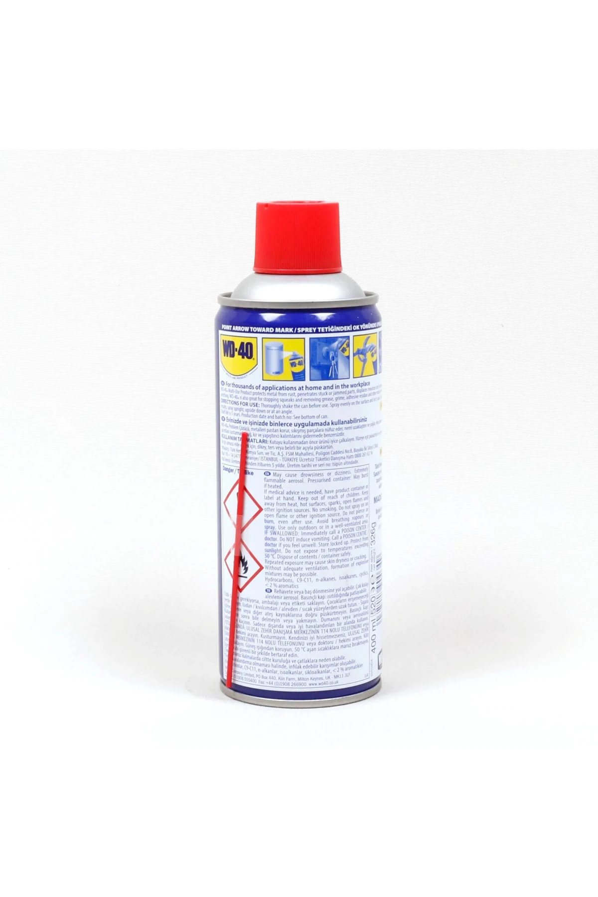 WD-40 KORUYUCU VE YAĞLAYICI 400 ML
