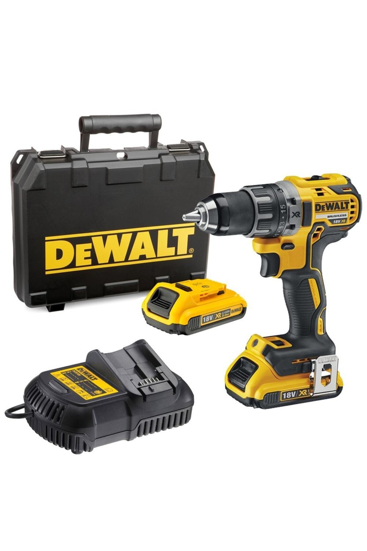 DEWALT Dcd791d2 18volt/2.0ah Li-ion Çift Akülü Kömürsüz Vidalama