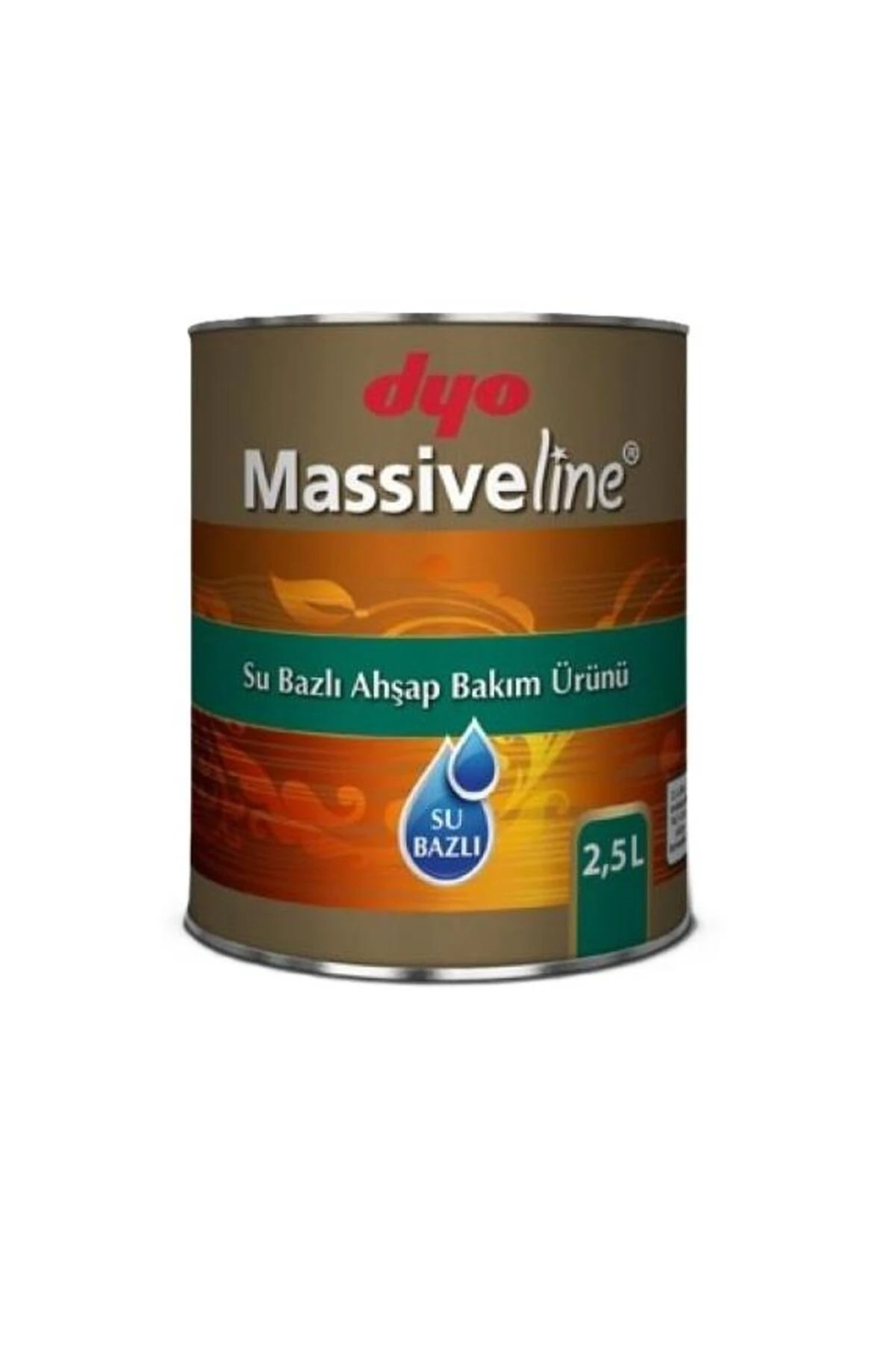 Massiveline Su Bazlı Ahşap Koruyucu 2.5lt Tik