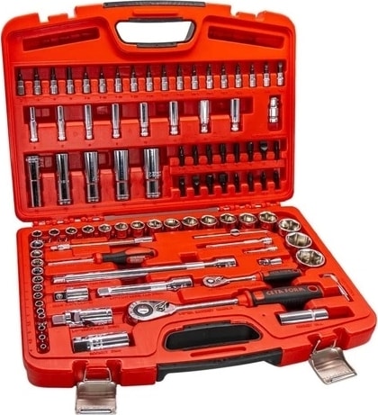 CETA FORM C20-96ph2 1/4"+1/2" 6 Köşe Lokma Anahtar Takımı 96 Parça