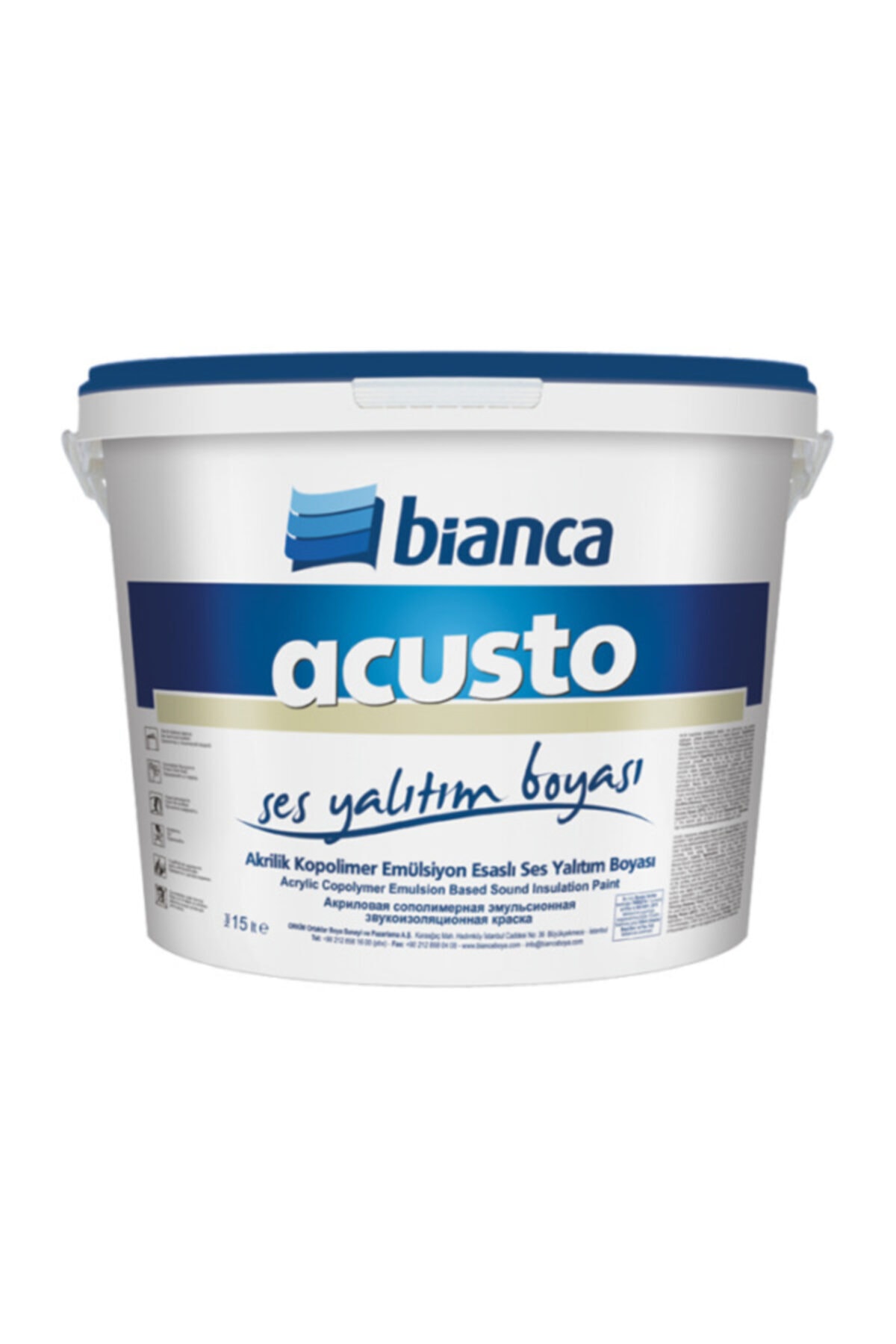 Acusto - Ses Yalıtım Boyası (anti Sound Paint) 15lt
