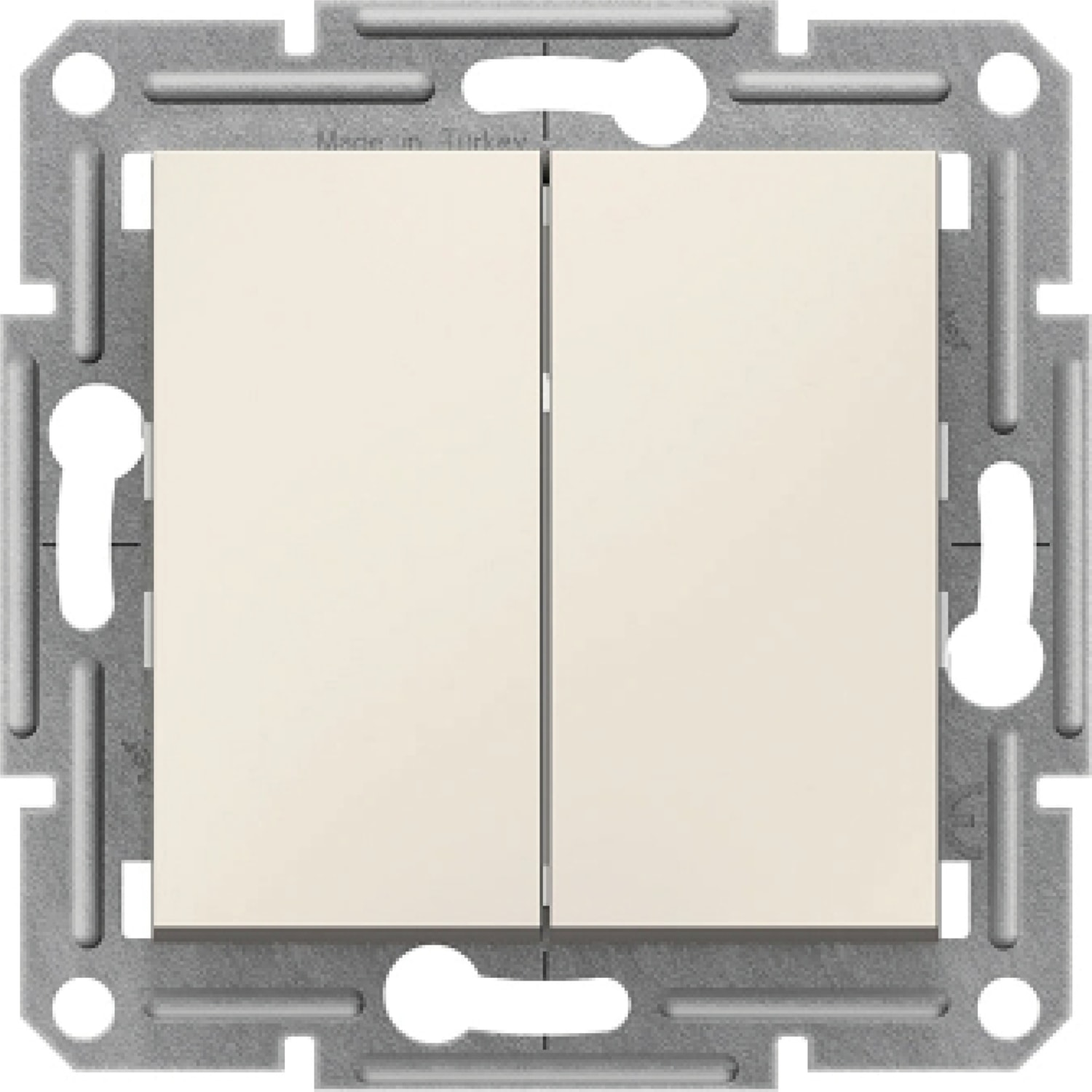 Schneıder - Asfora Krem Komütatör Çerçevesiz