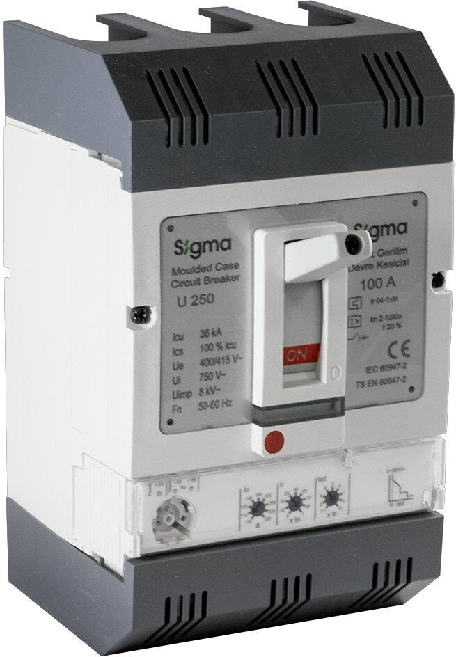 3K250250 3X250A 36KA Termik Manyetik Şalter 175-250A Ayarlı