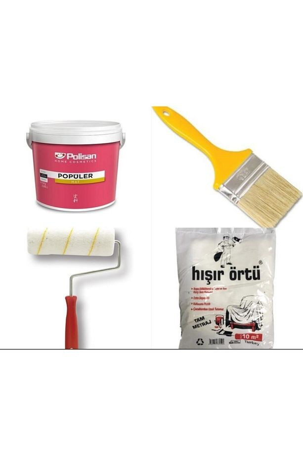 Boya Seti Hediyeli Iç Cephe Süper Plastik Boya 20 kg Istanbul Beji Rengi