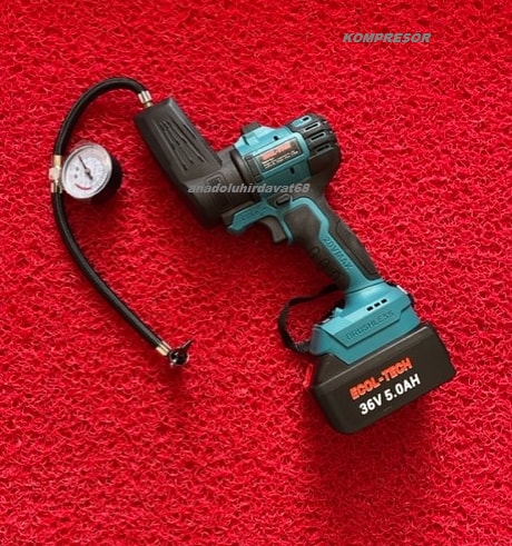 Ecl Pro Akülü Set Matkap Mini Kompresör Taşlama Akülü Testere 25PCS 6/1