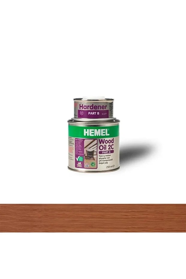15742 Wood Oil 2c Ahşap Için Doğal Yağ 300ml Mahogany