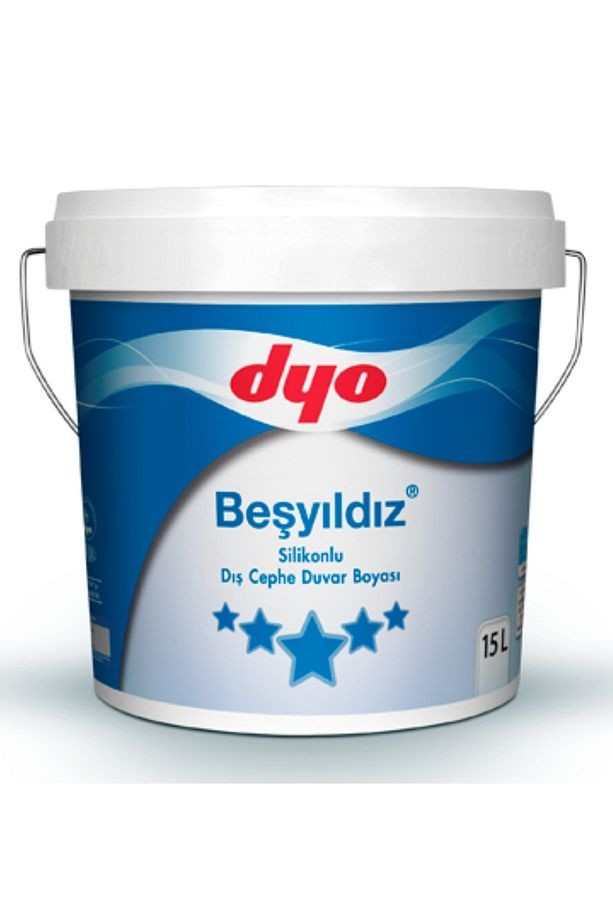 BEŞYILDIZ SİLİKONLU DIŞ CEPHE BOYASI #KREM