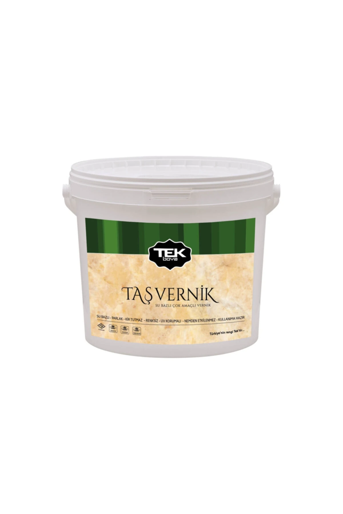 Tek Su Bazlı Taş Vernik Renksiz 2,5 Lt