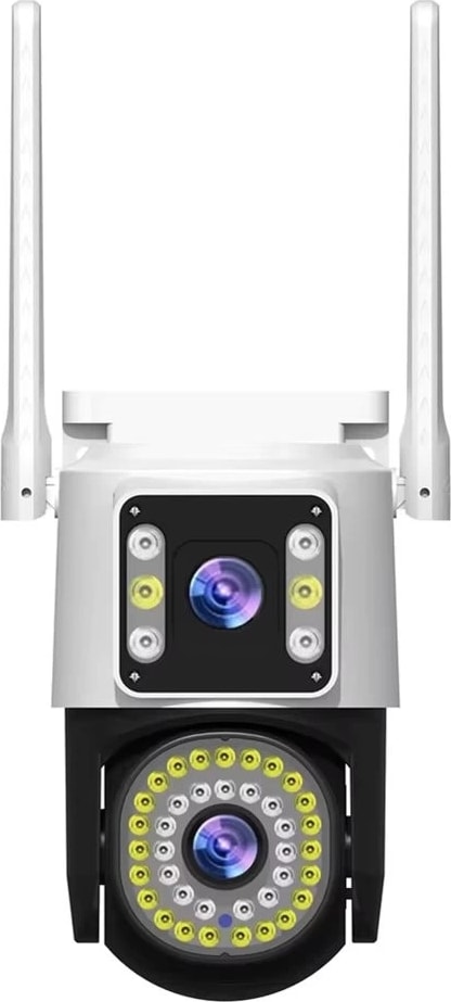 32 GB Hafıza Kartlı 4mp Yoosee Çift Lens Ip Kamera - Wıfı Otomatik Izleme, Su Geçirmez Kablosuz Güvenlik Ev Kamerası, Renkli Gece Görüş