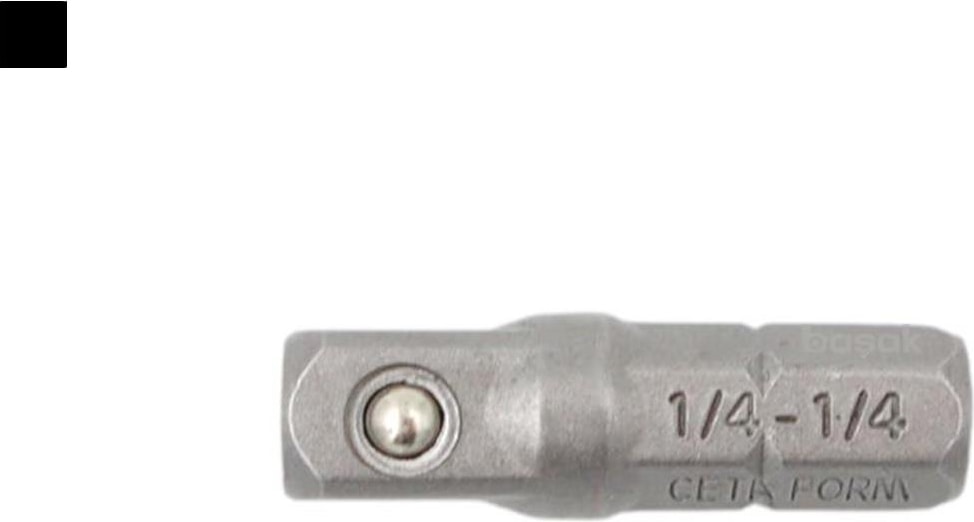 Lokma Adaptörü 1/4" - 1/4" x 25MM BT/7010