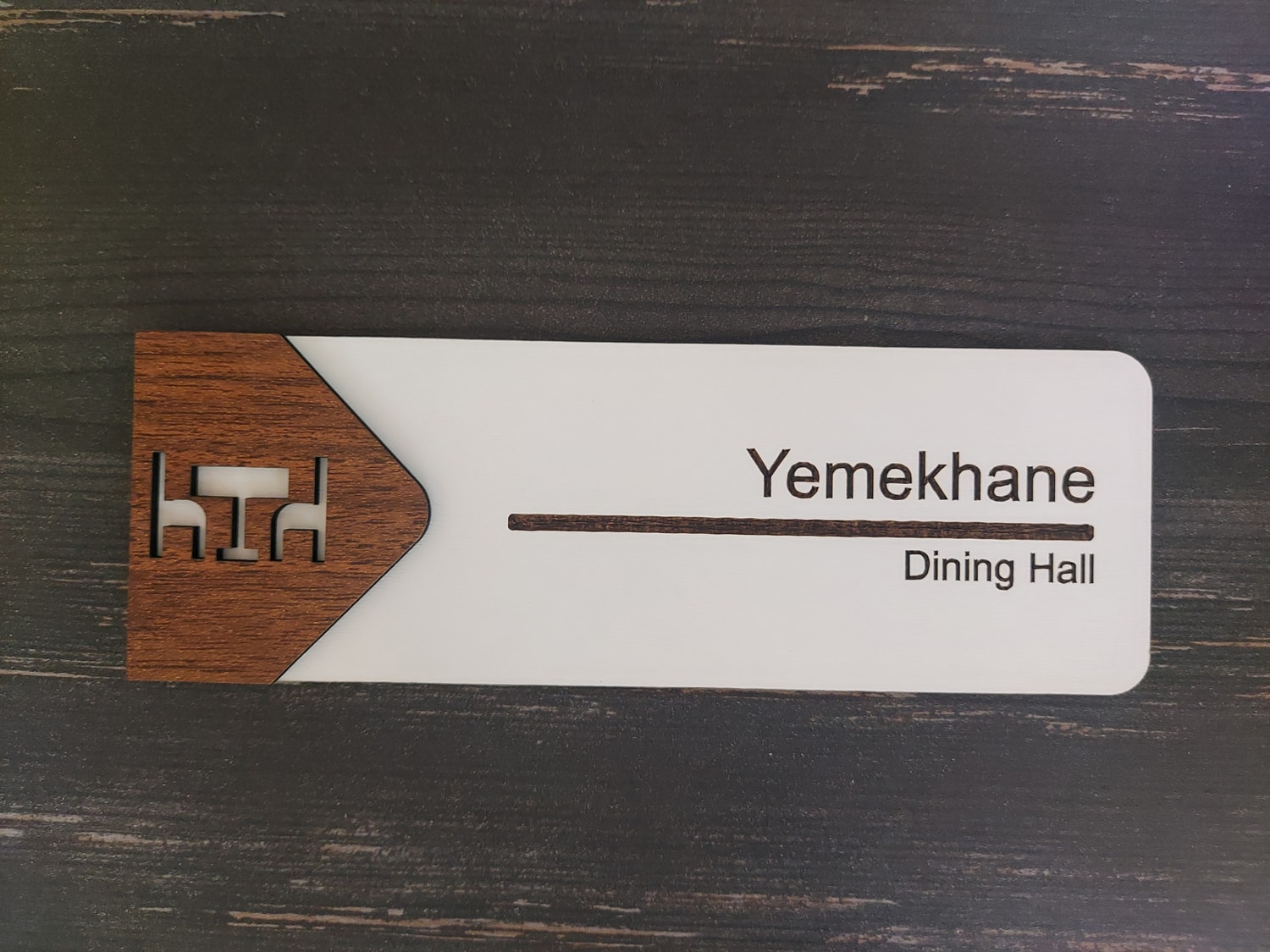 Yemekhane Ofis Oda Kapı İsimliği Yönlendirme Tabelası Levhası Kişiselleştirilebilir