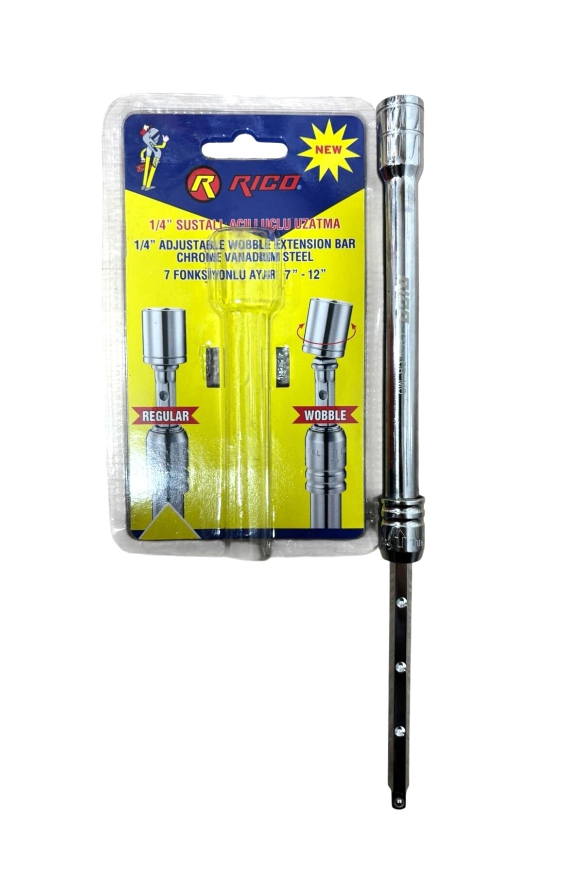 RİCO 1/4 SUSTALI LOKMA UZATMA AÇILI UÇ