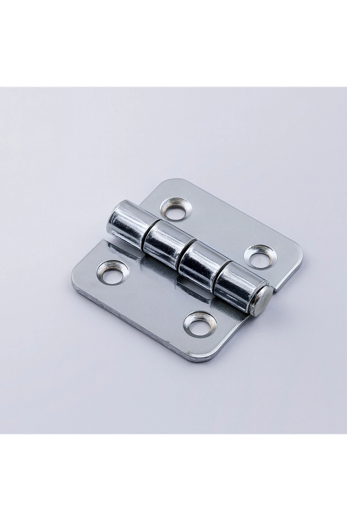 Gümüş Metal Yaprak Menteşe 4 ADET 50x50 mm Dayanıklı Kapı Pencere Dolap ve Mobilya Kullanımına Uygun