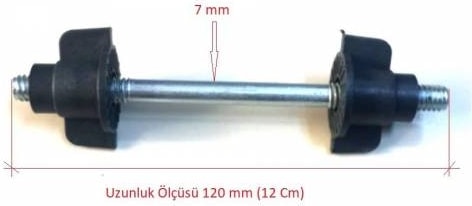 5/16X120 mm Çekyat Saplaması Koltuk Saplaması Kanepe Saplaması 8 Adet