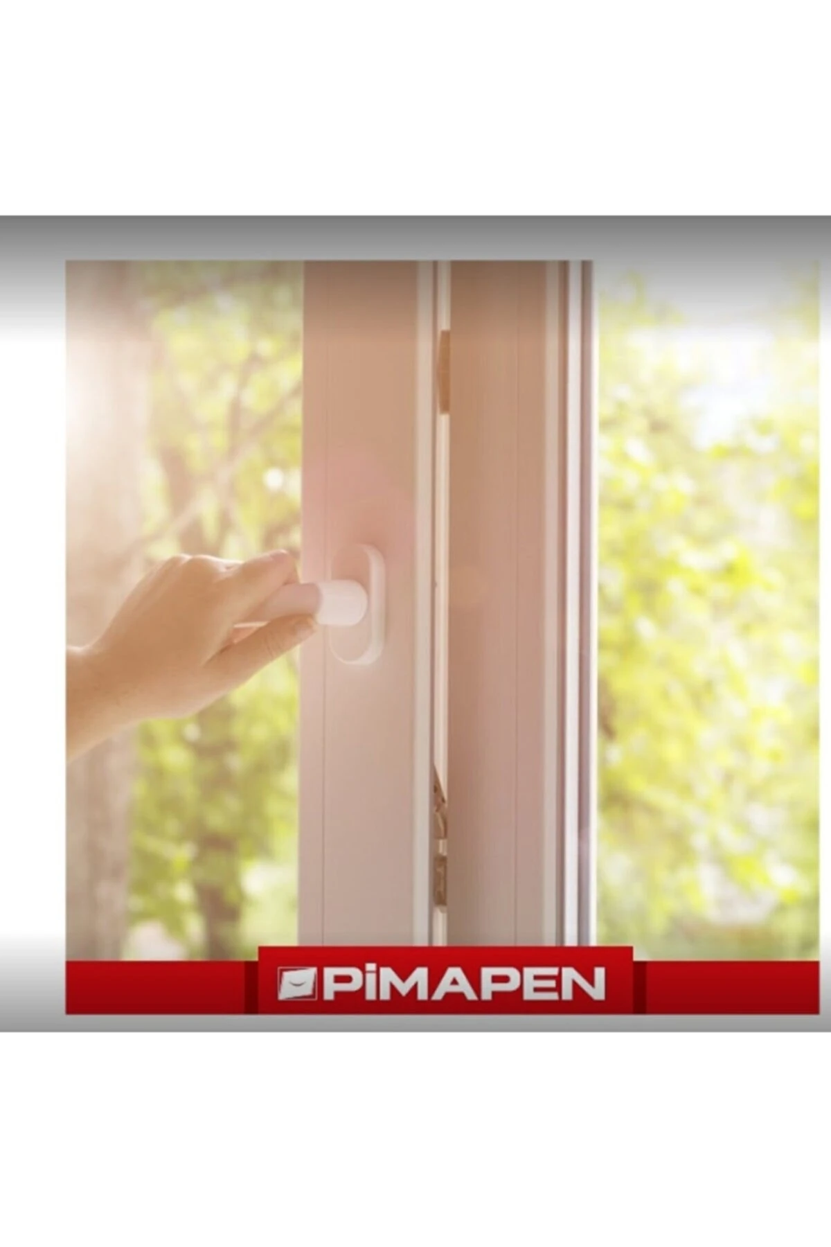 2 Adet - Pencere Kolu Beyaz Alüminyum 153gram/adet