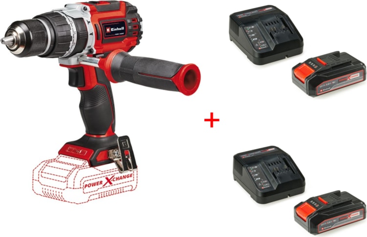 EİNHELL Tp-Cd 18/60 Li-I Bl Solo Akülü Darbeli Vidalama + 2 x 2.5 Ah Starter Kit Akü